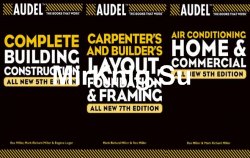 Audel Complete Building Construction. Сборник 3 книг