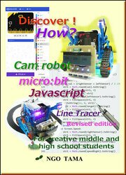 Cam robot micro:bit jаvascript: Line tracer, Second edition